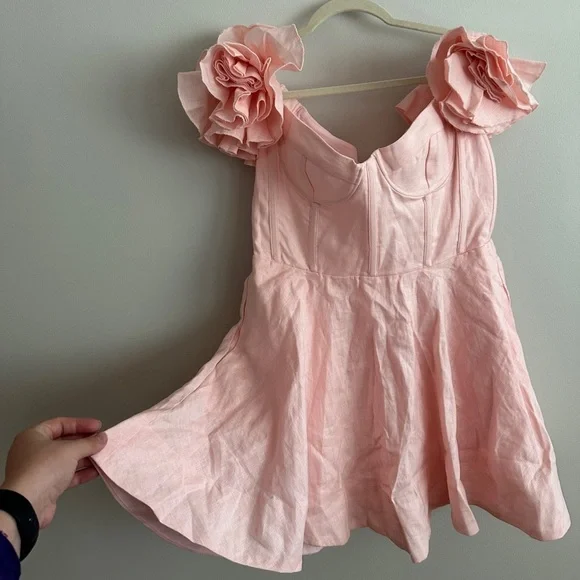 Bardot Sigma Mini Dress In Soft Pink - Picture 11 of 15